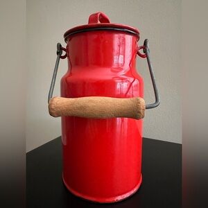Vintage Milk Can and Lid - Made in Poland